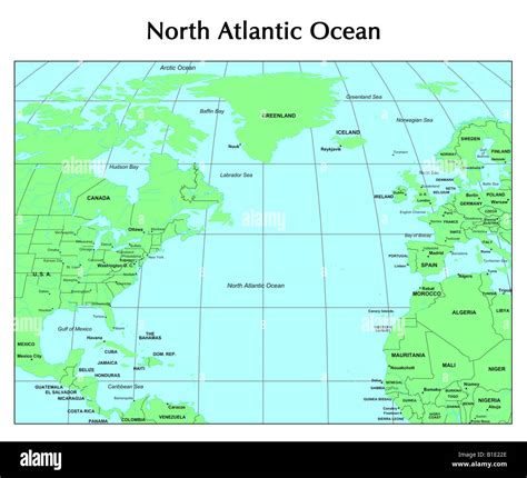 North Atlantic Ocean Map Hi Res Stock Photography And Images Alamy North Atlantic Ocean Map Hi Res Stock Photography And Images Alamy