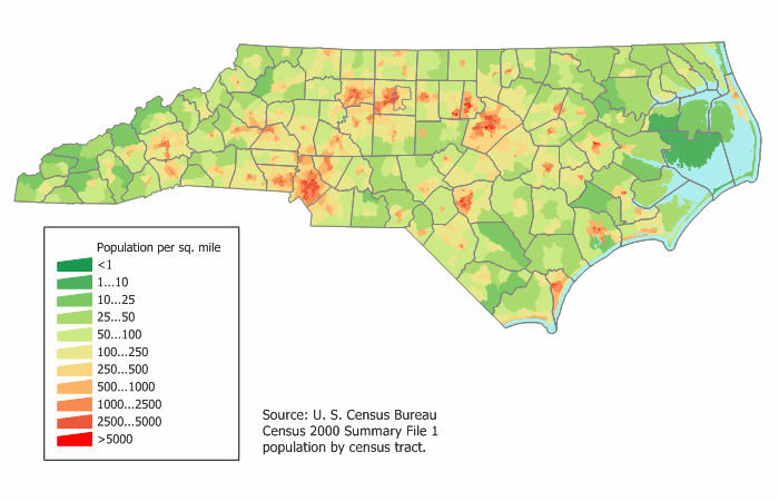 5 NC Voting Maps