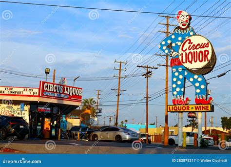 North Hollywood California Circus Liquor Store On Vineland Avenue