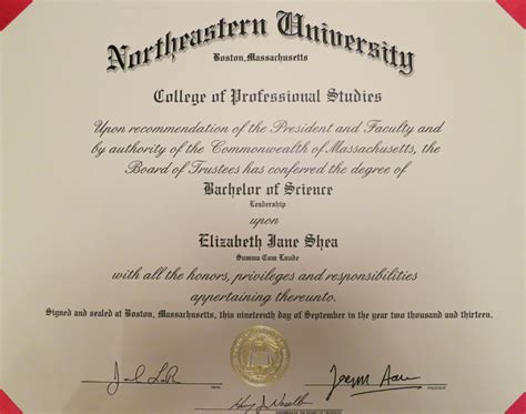 Northeastern Cps Diploma