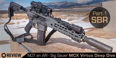 Not An Ar Deep Dive Into The Sig Sauer Mcx Virtus Part 1 Sbr Shwat