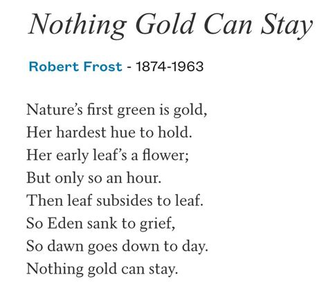 Nothing Gold Can Stay Poem Meaning The Outsiders Sitedoct Org
