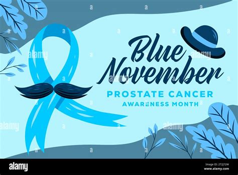 November Prostate Cancer Awareness Month Stock Vector Illustration Of