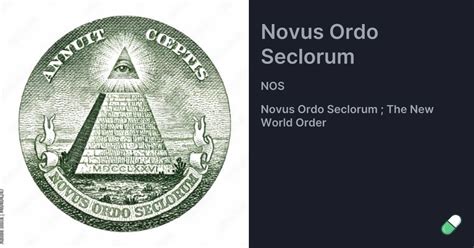 Novus Ordo Seclorum Meaning Revealed