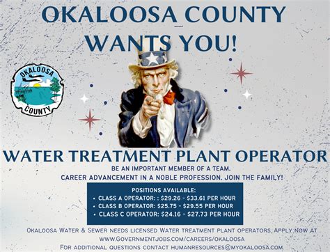 Now Hiring Okaloosa Water Amp Sewer Okaloosa County Board Of County