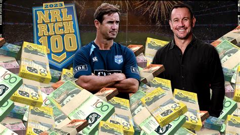 Nrl Rich 100 Matty And Andrew Johns Fox Sports Channel 9 Salaries