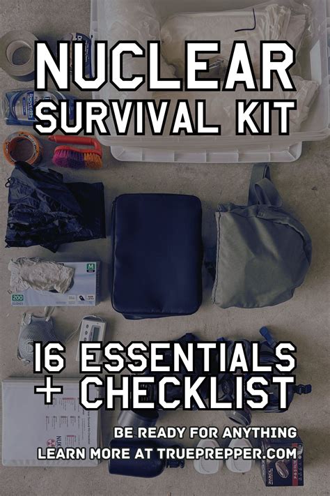 Nuclear Survival Kit List 16 Essential Items Trueprepper Nuclear Survival Kit List 16 Essential Items Trueprepper
