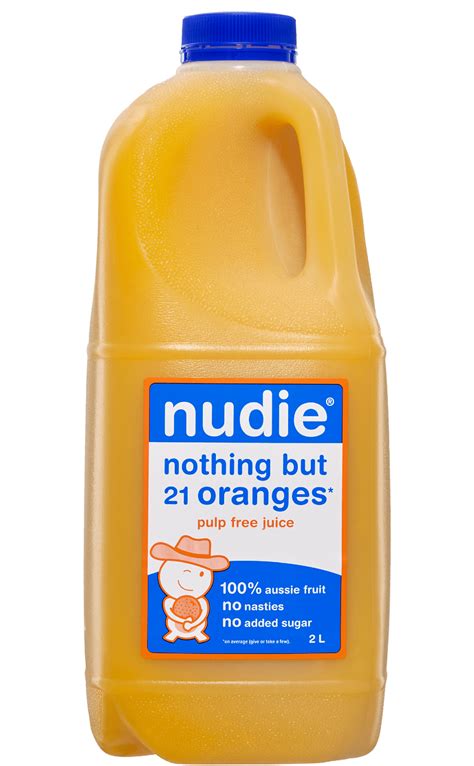 Nudie Nothing But Orange Juice With Pulp 2L Nudie Nothing But Orange Juice With Pulp 2L