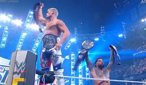 Nuevos Campeones Cody Rhodes Y Jey Uso Conquistaron Los T Tulos En Nuevos Campeones Cody Rhodes Y Jey Uso Conquistaron Los T Tulos En