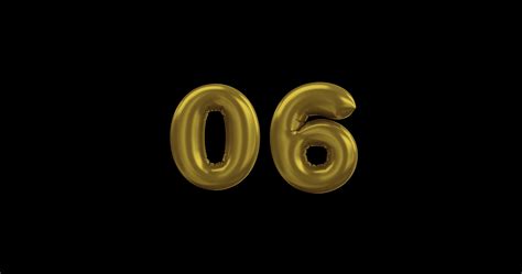 Number 06 Gold Balloons On A Black Background 39048529 Stock Video At Number 06 Gold Balloons On A Black Background 39048529 Stock Video At