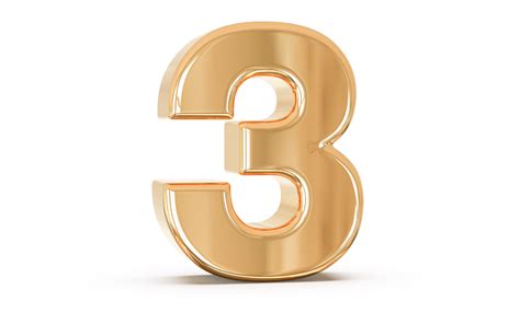 Number 3 3D 11287925 Png