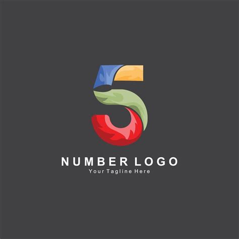 Number 5 Five Logo Design Premium Simple Icon Vector Suitable For Company Banner Sticker