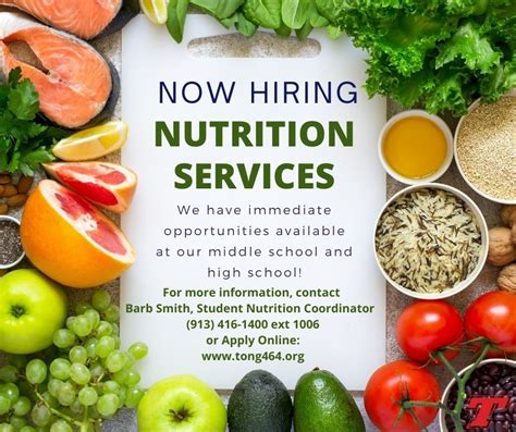 Nutrition Services Employment Opportunities
