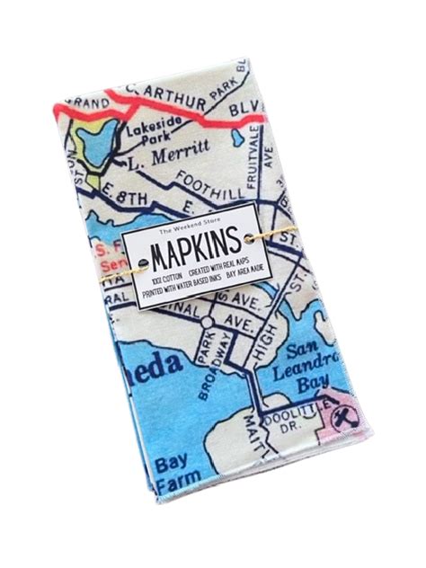 Oakland Dinner Mapkins The Weekend Store Oakland Dinner Mapkins The Weekend Store