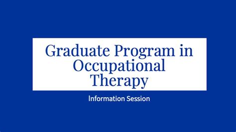 Occupational Therapy M S Southern Connecticut State University Occupational Therapy M S Southern Connecticut State University
