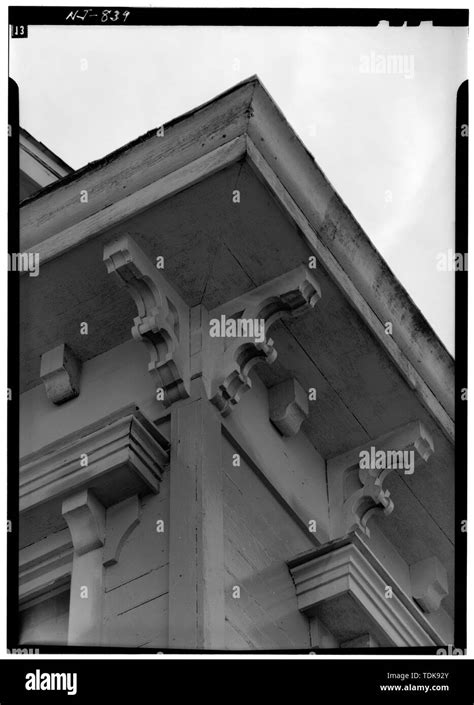 October 1972 Detail Of Cornice Brackets North Section Mullica Hill