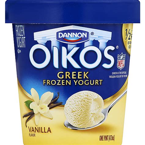 Oikos Frozen Yogurt Greek Cookies Cream 1 Pt Ice Cream Fairplay Foods