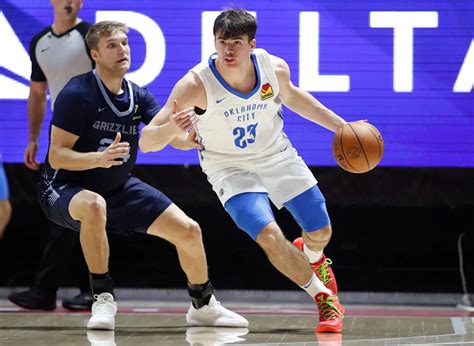 Okc Blue Winning Streak Snapped Despite Brooks Barnhizer Double Double