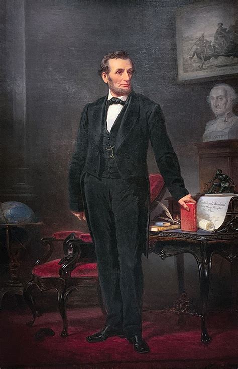 Old Abe Is 9 Feet Tall In Rare Lincoln Portrait