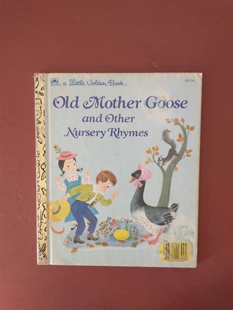Old Mother Goose And Other Nursery Rhymes A Little Golden Book 1988