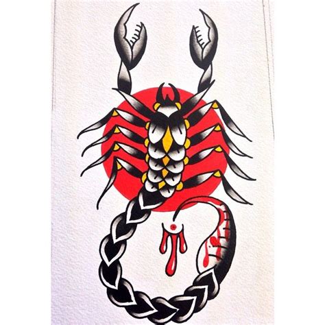 Old School Scorpion Tattoos Old School Scorpion Tattoos