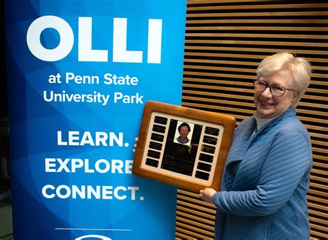 Olli At Penn State Honors Volunteer Who Has A Lifelong Passion For