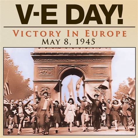 On 8 May 1945 Known As Victory In Europe Day Or V E Day The World War Ii In Europe Ended After The Unconditional Surrender Of Germany Onthisday Wwii 20Thcenturyhistory