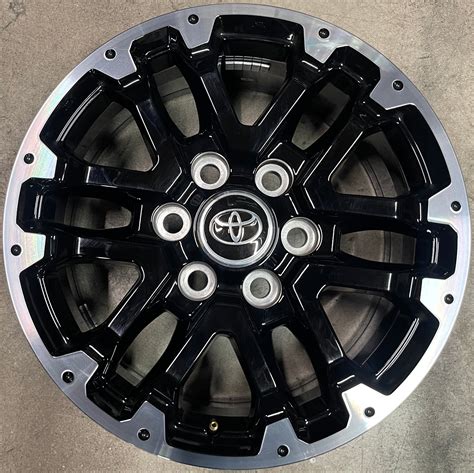 One 2024 Toyota Tundra Trd Tss 18 Inch Wheel Rim Oem Black Qty 3 Socal Wheels