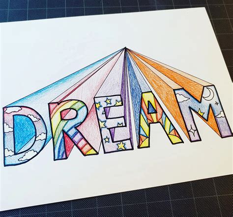 One Point Perspective Words Art Room Happenings