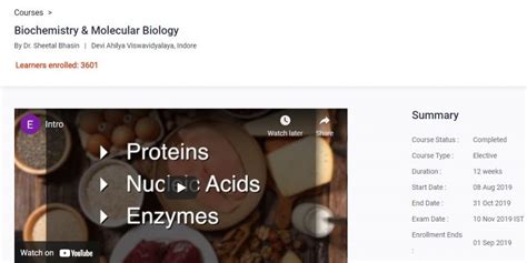 Learn Biochemistry Online Today