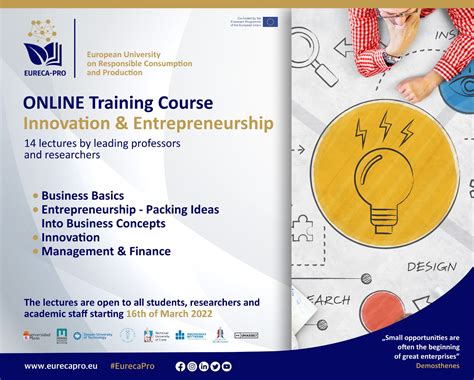 Online Innovation Entrepreneurship Training Course Eureca Pro Online Innovation Entrepreneurship Training Course Eureca Pro