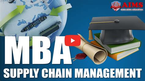 Online Mba In Supply Chain Management Logistics Aims