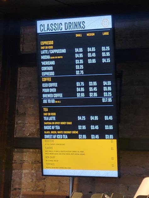 Online Menu Of Black Rifle Coffee Company Restaurant Kalispell