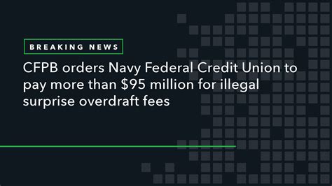 Oops 95M In Charges Dropped By Cfpb Against Navy Federal The Credit Union Connection