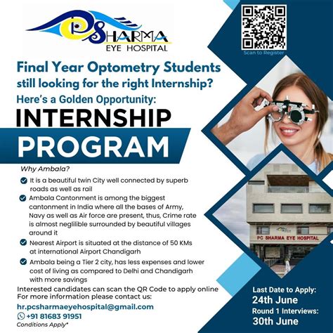 Optometry Students Internship Selection Guide Optometry Students