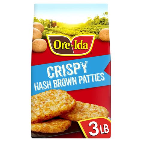 Ore Ida Crispy Hash Brown Patties Shredded Potatoes 48 Oz Acmemarkets
