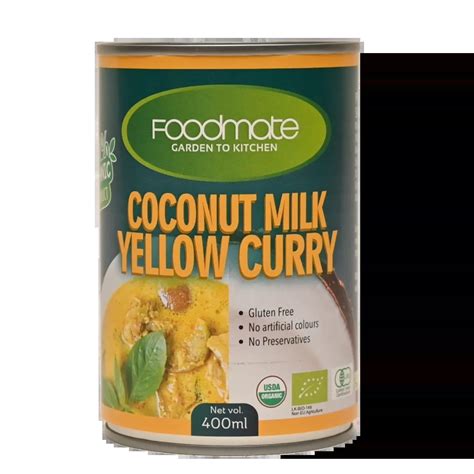 Organic Coconut Milk Yellow Curry Vegan Amp Fair Trade Exporter