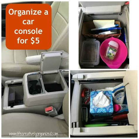 Organize A Car Console For 5 Life Creatively Organized Organize A Car Console For 5 Life Creatively Organized