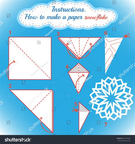 Origami Snowflake Pattern