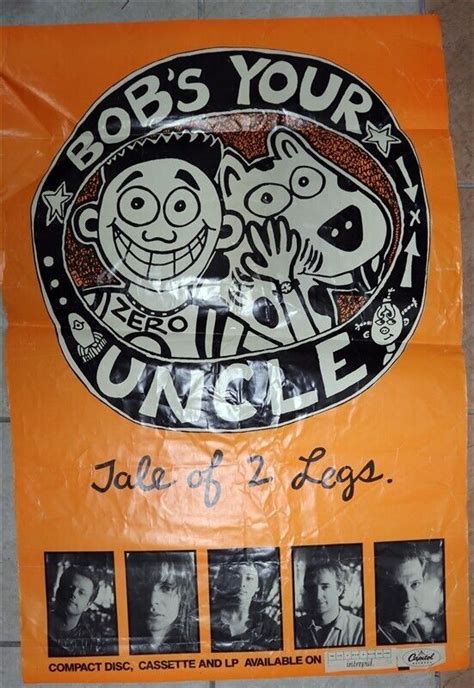 Original Music Poster Tale Of 2 Legs Bobs Your Uncle 36 X 24 Bobs