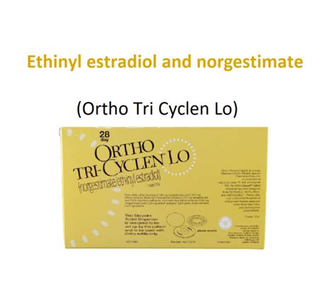 Ortho Tri Cyclen Loabout Ortho Tri Cyclen Lo Ethinyl Estradiol