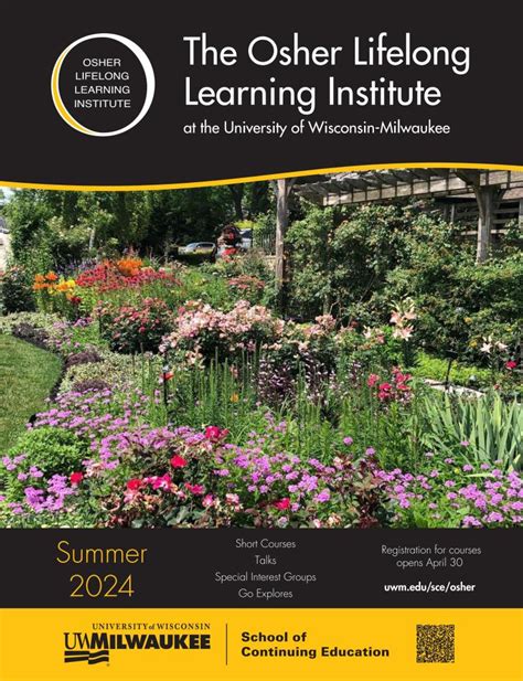 Osher Lifelong Learning Institute At Uwm Catalog Summer 2024 By University Of Wisconsin Milwaukee Issuu Osher Lifelong Learning Institute At Uwm Catalog Summer 2024 By University Of Wisconsin Milwaukee Issuu
