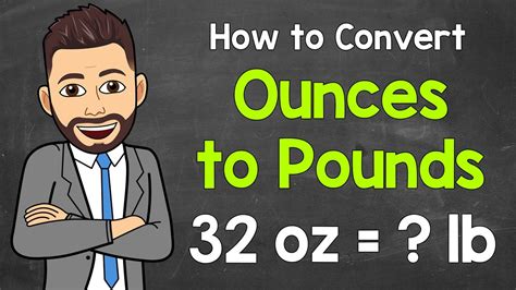 Ounces To Pounds Youtube