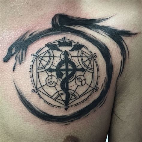 Ouroboros Tattoo Fullmetal Alchemist