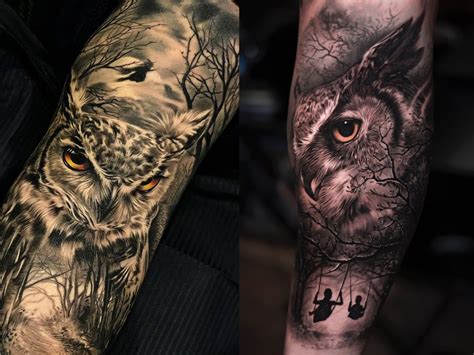 Owl Tattoo Meanings Spiritual Body Location More