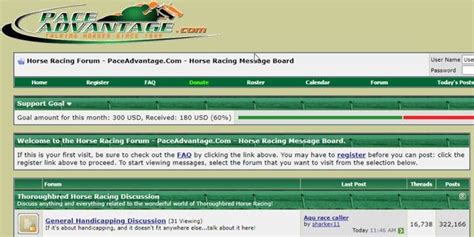 Pace Advantage Forum Picks Pace Advantage Forum Picks