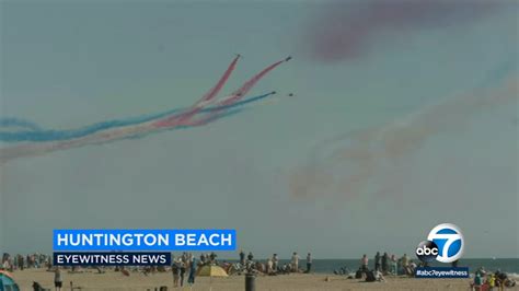 Pacific Airshow Returns To Huntington Beach After Pandemic Cancellation Abc7 Los Angeles