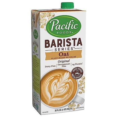 Pacific Foods Barista Series Original 32 Oz Oat Milk 12 Pack