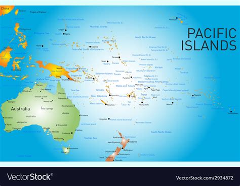 Pacific Islands Map Pacific Islands Map