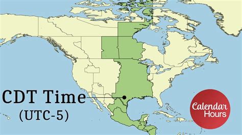 Pacific Standard Time Pst To Central Daylight Time Cdt Time Zone